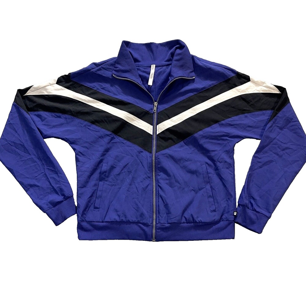 Fabletics Jacket Windbreaker Track Suit Size Medium Womens‎ Full Zip Lined